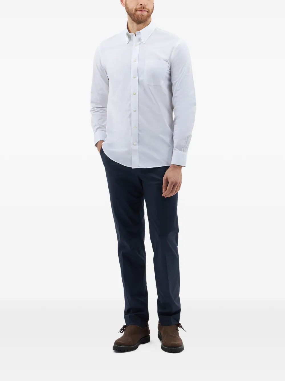 Brooks Brothers Linnen overhemd Wit