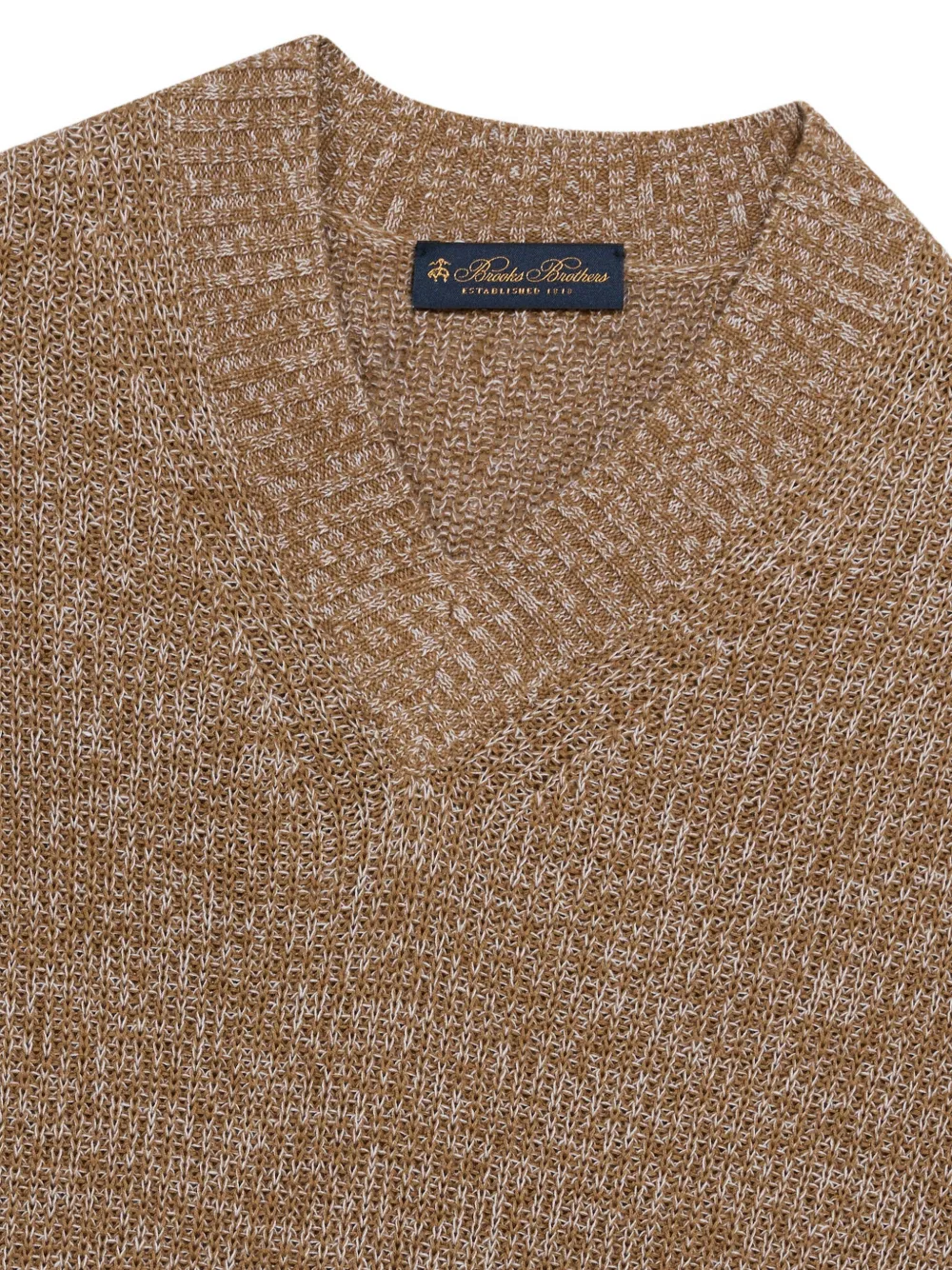 Brooks Brothers V-neck Sweater - Neutrals 