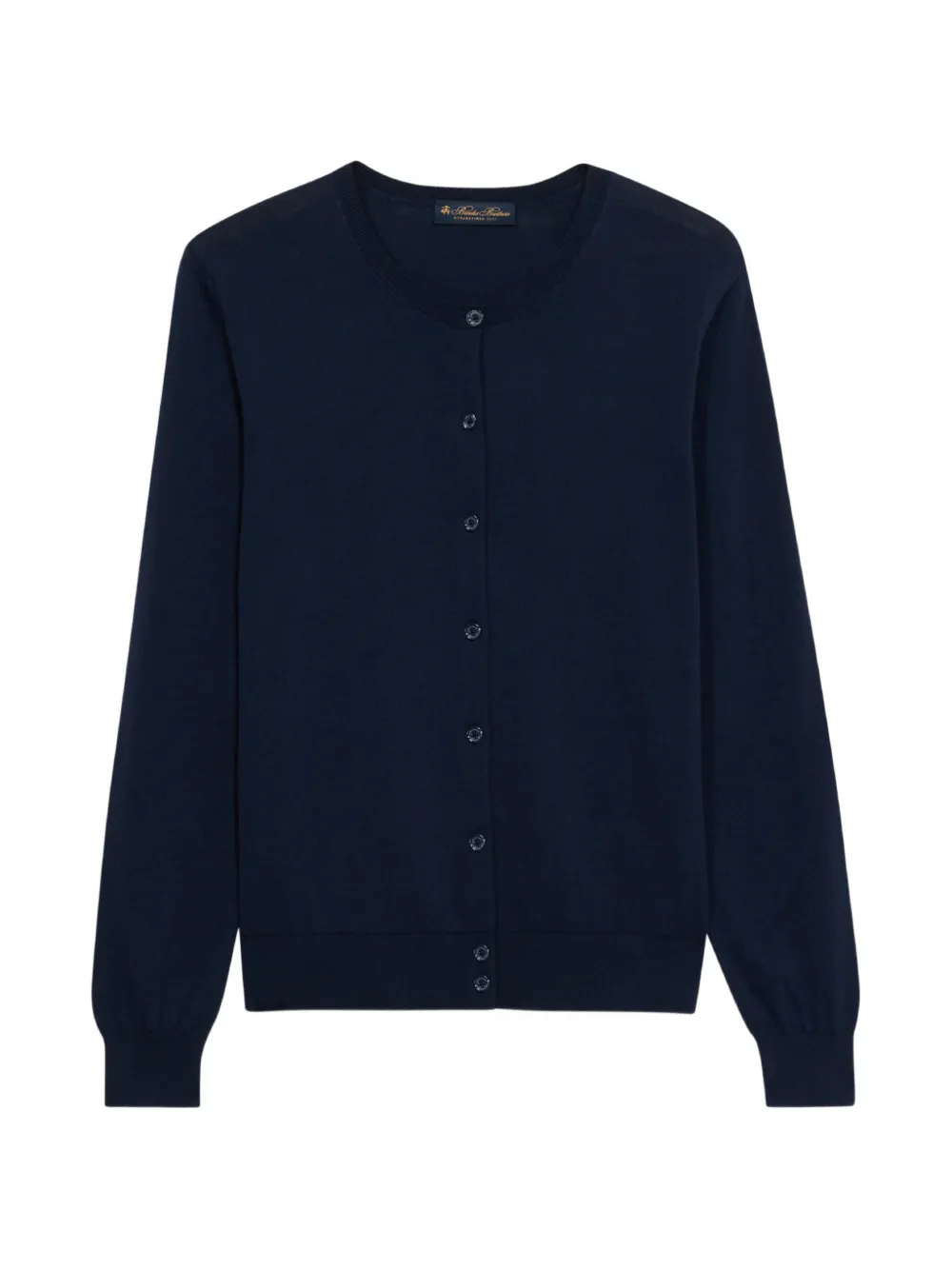 Brooks Brothers button-fastening ribbed-cuffs cardigan - Blau