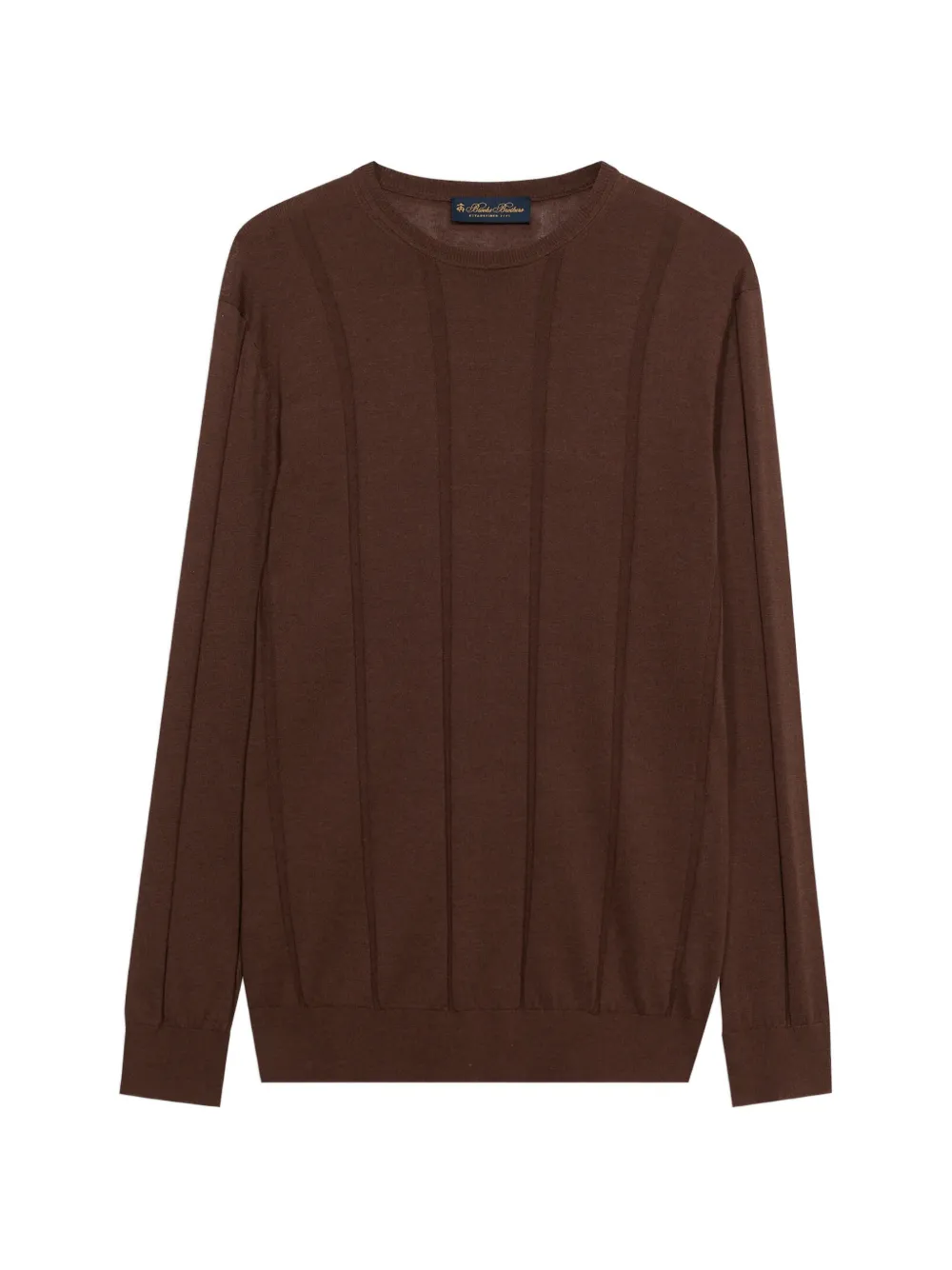 Brooks Brothers Gerippter Pullover - Braun