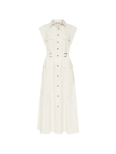Nicholas midi skjortekjole med spændedetalje