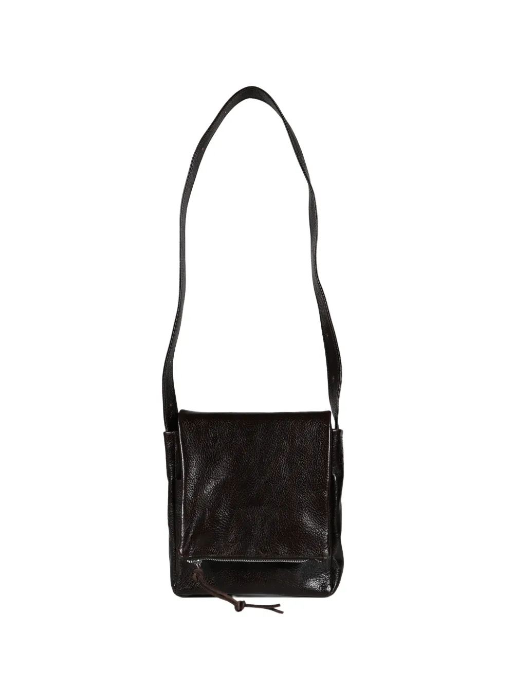 OUR LEGACY Borsa a spalla con zip - Marrone