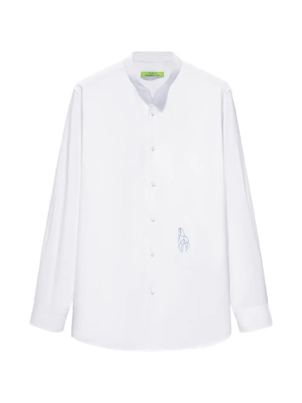 Shanghai Tang horse-embroidered shirt - Bianco