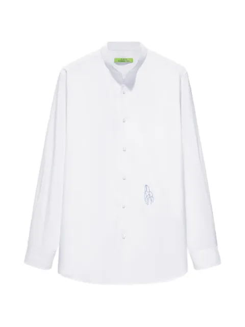 Shanghai Tang camisa con caballo bordado