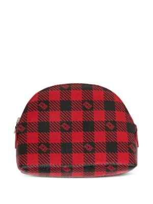 A BATHING APE クラッチバッグ APEE™ By *A BATHING APE® チェック クラッチバッグ | レッド