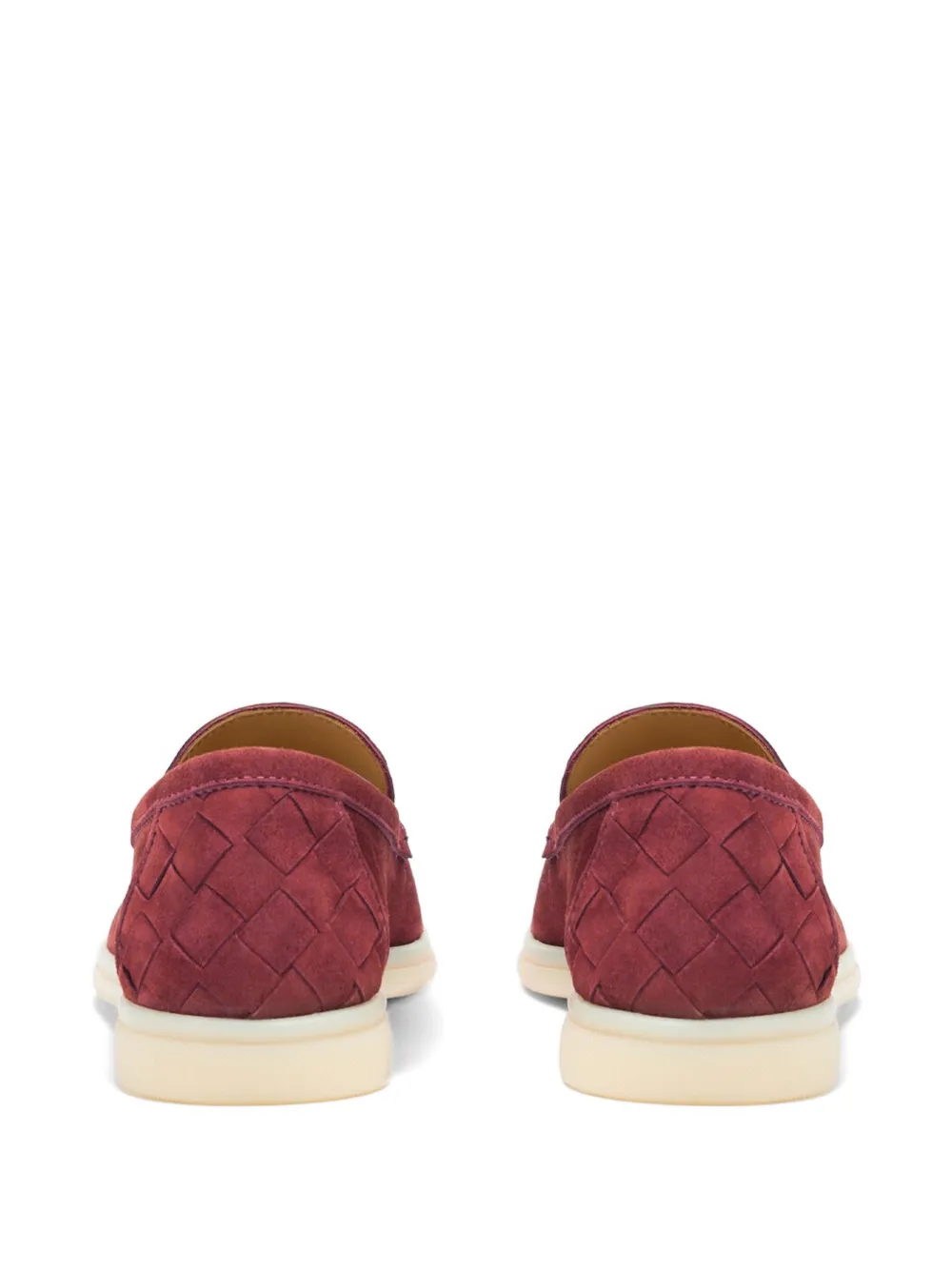 Scarosso Ludovica suède loafers Rood