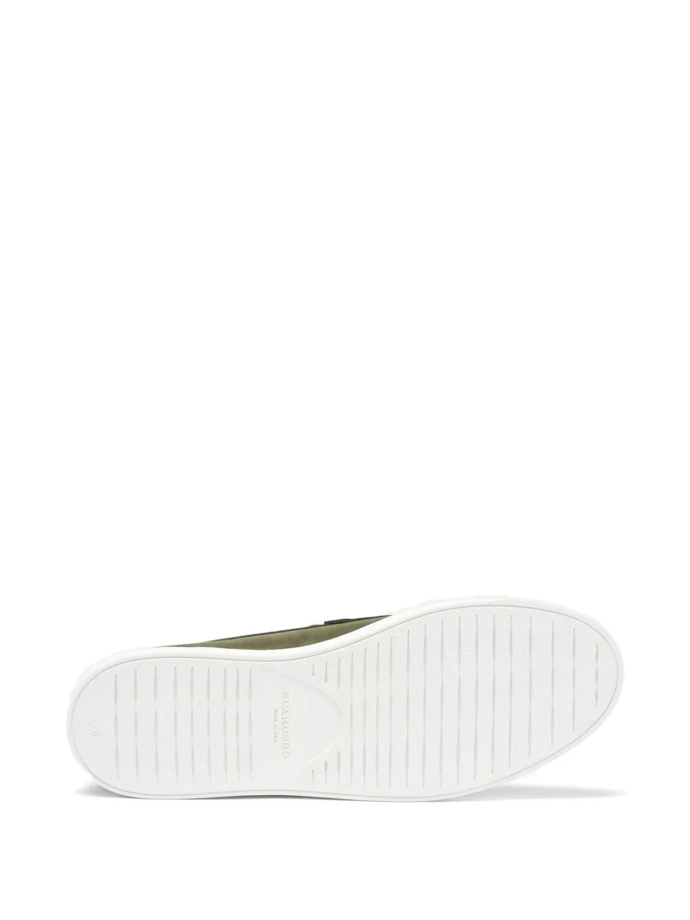 Scarosso Cole loafers met piercing detail Groen