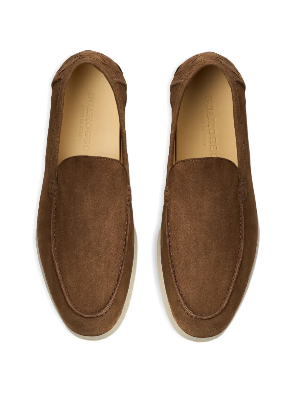 Scarosso Ludovico suède loafers Bruin