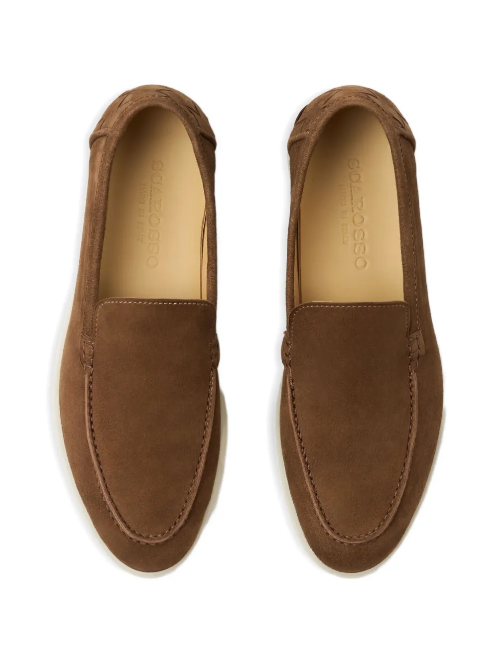 Scarosso Ludovica suède loafers Bruin