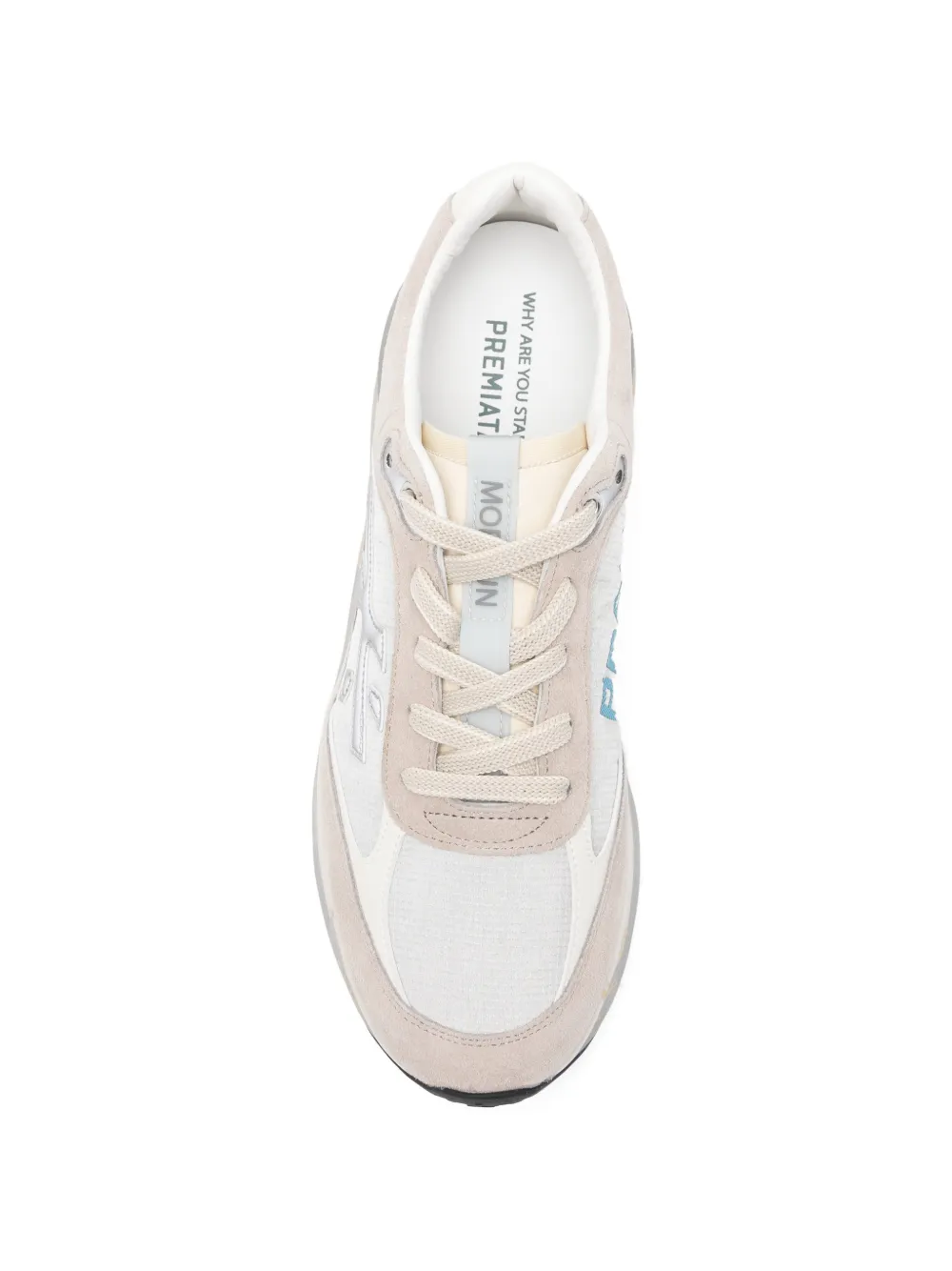 Premiata Moe Run sneakers met logo-applicatie Beige
