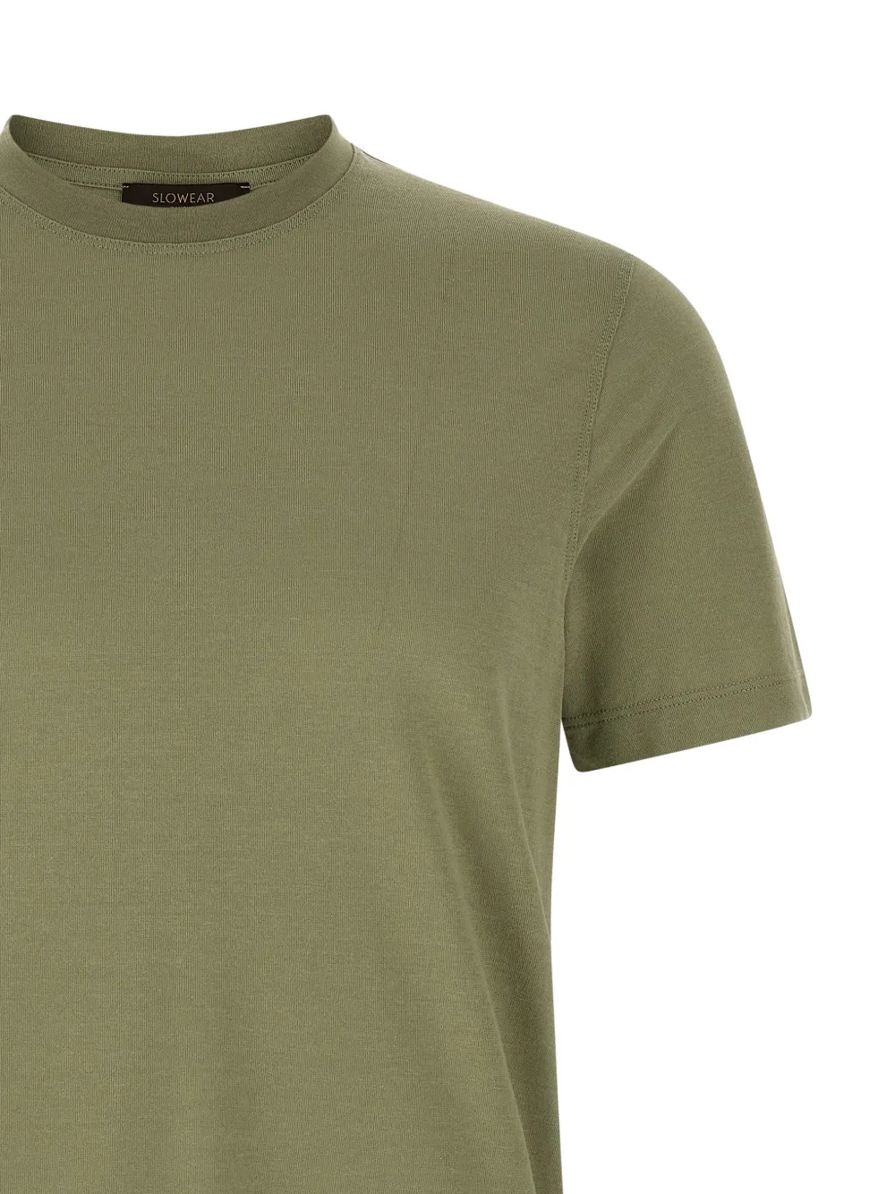  Zanone Crew-neck Short-sleeve T-shirt - Green 