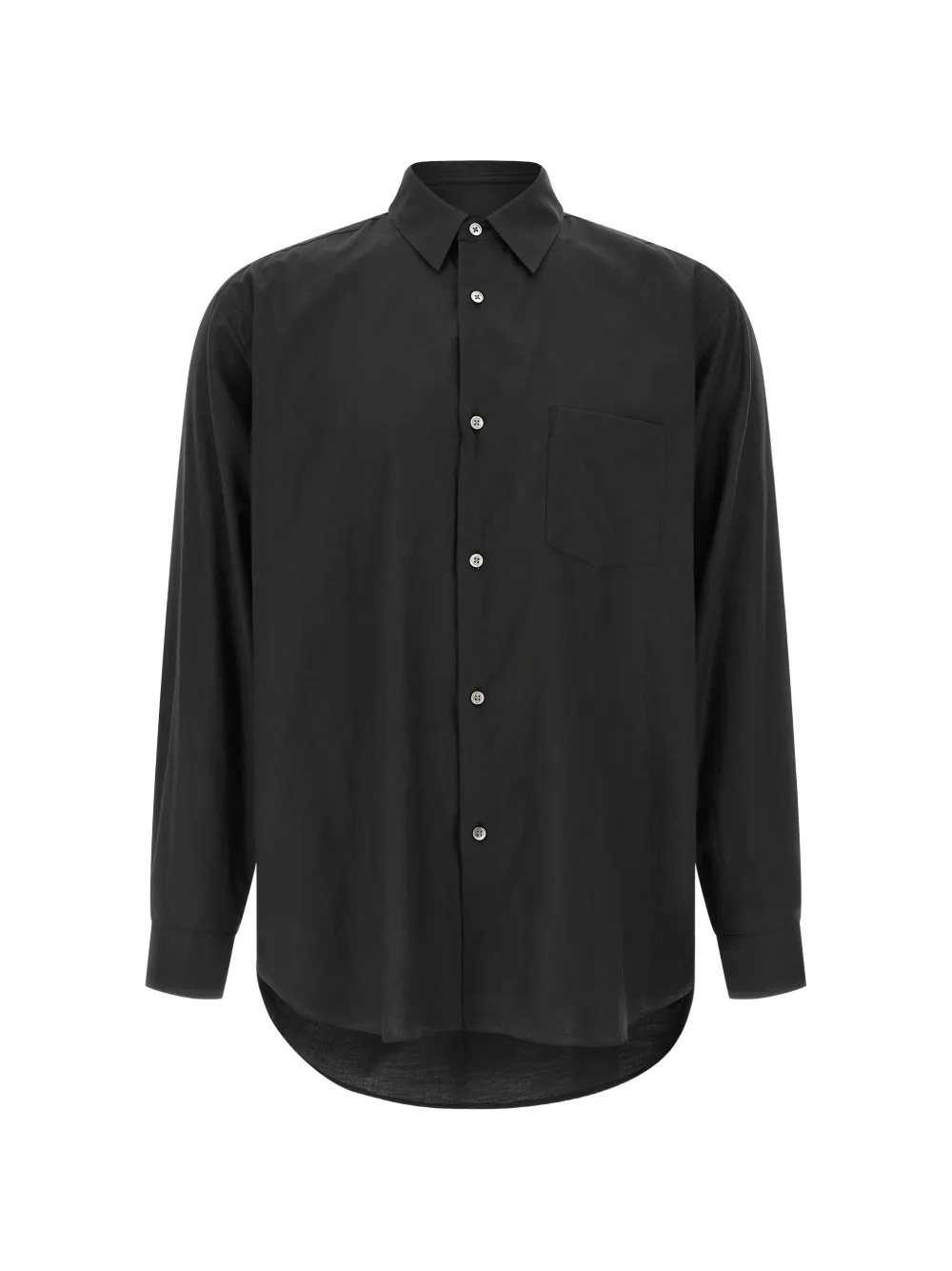 STEIN breast-pocket shirt - Black