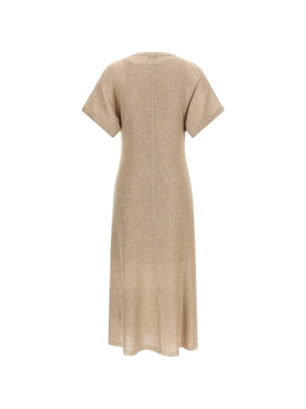  Brunello Cucinelli Sequined Midi Dress - Neutrals 