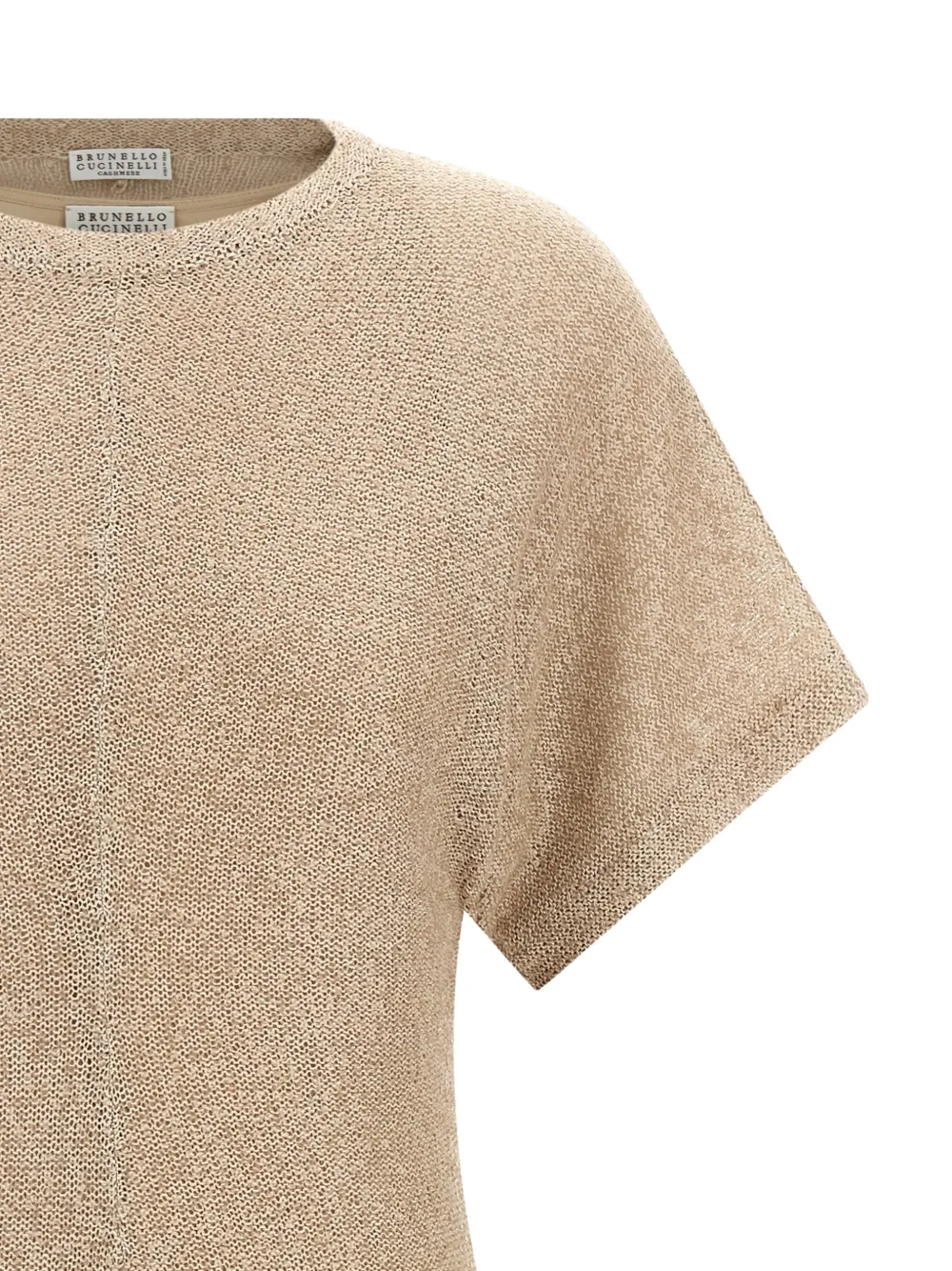  Brunello Cucinelli Sequined Midi Dress - Neutrals 