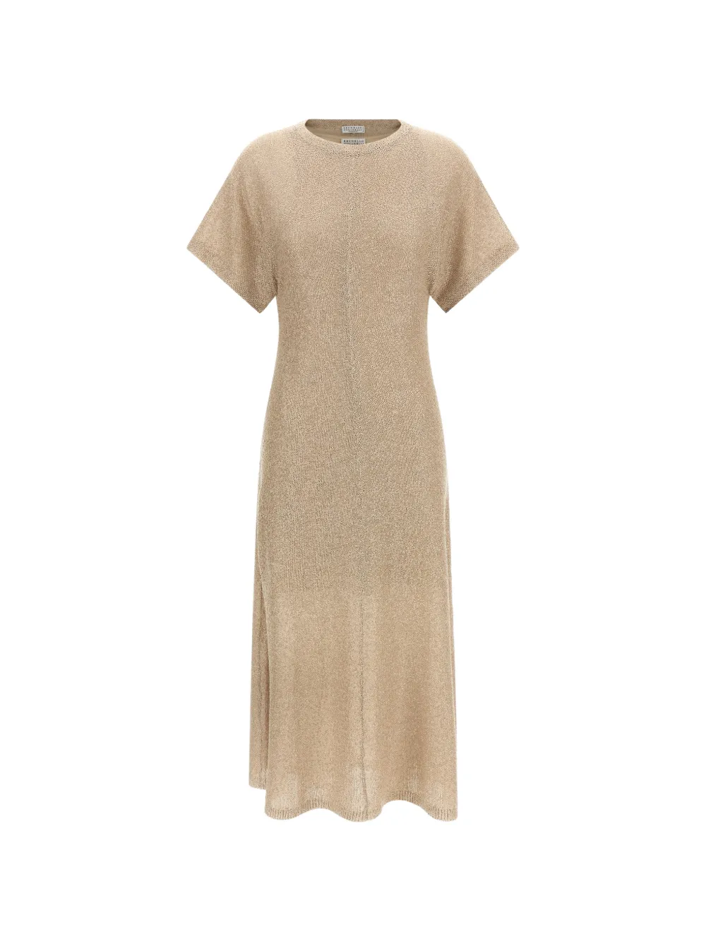 Brunello Cucinelli sequined midi dress - Toni neutri