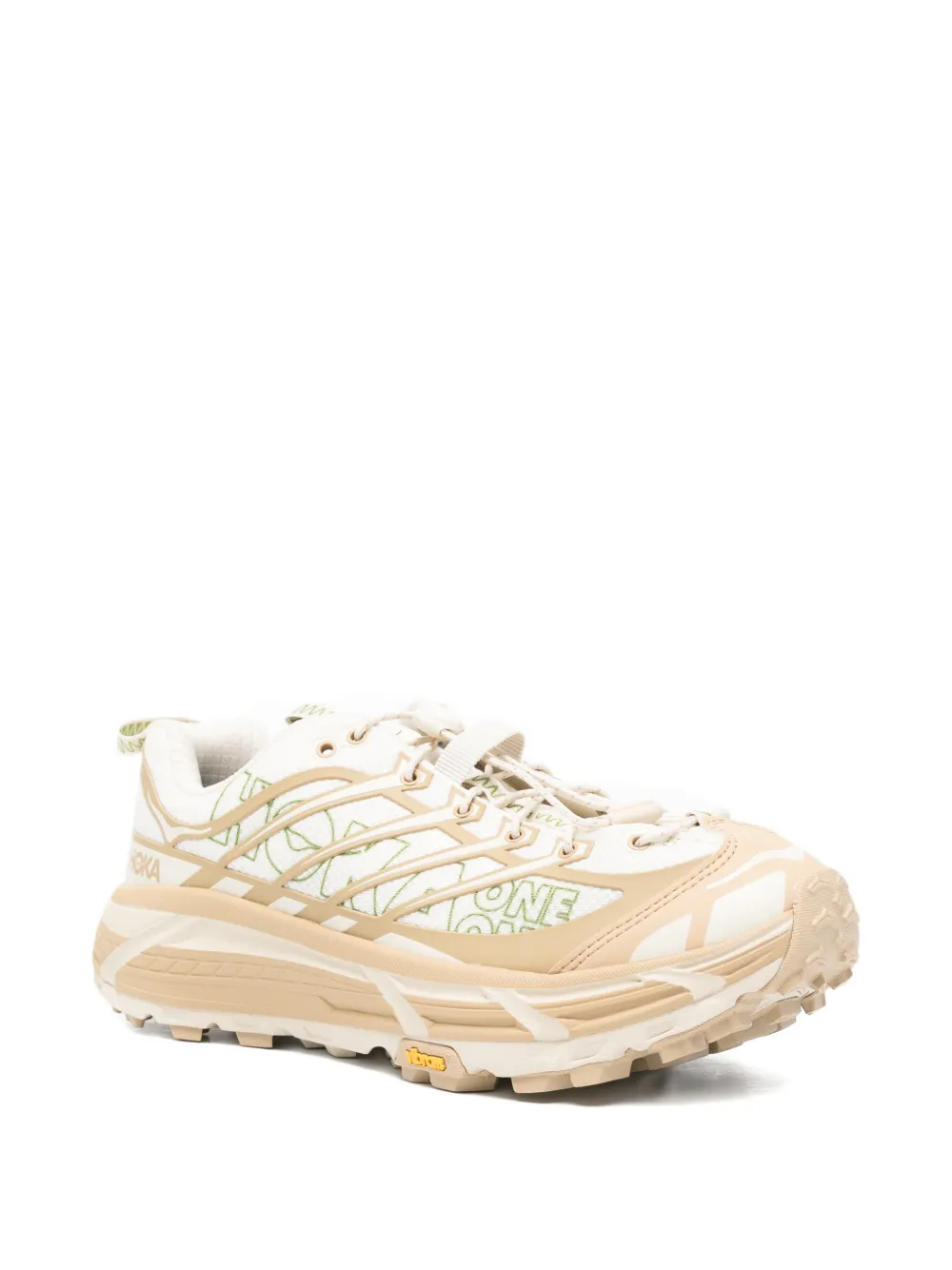 HOKA Mafate Three2 logo-detail sneakers Beige