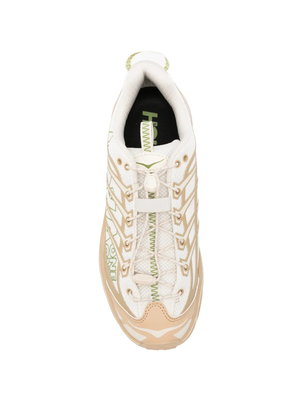 HOKA Mafate Three2 logo-detail sneakers Beige