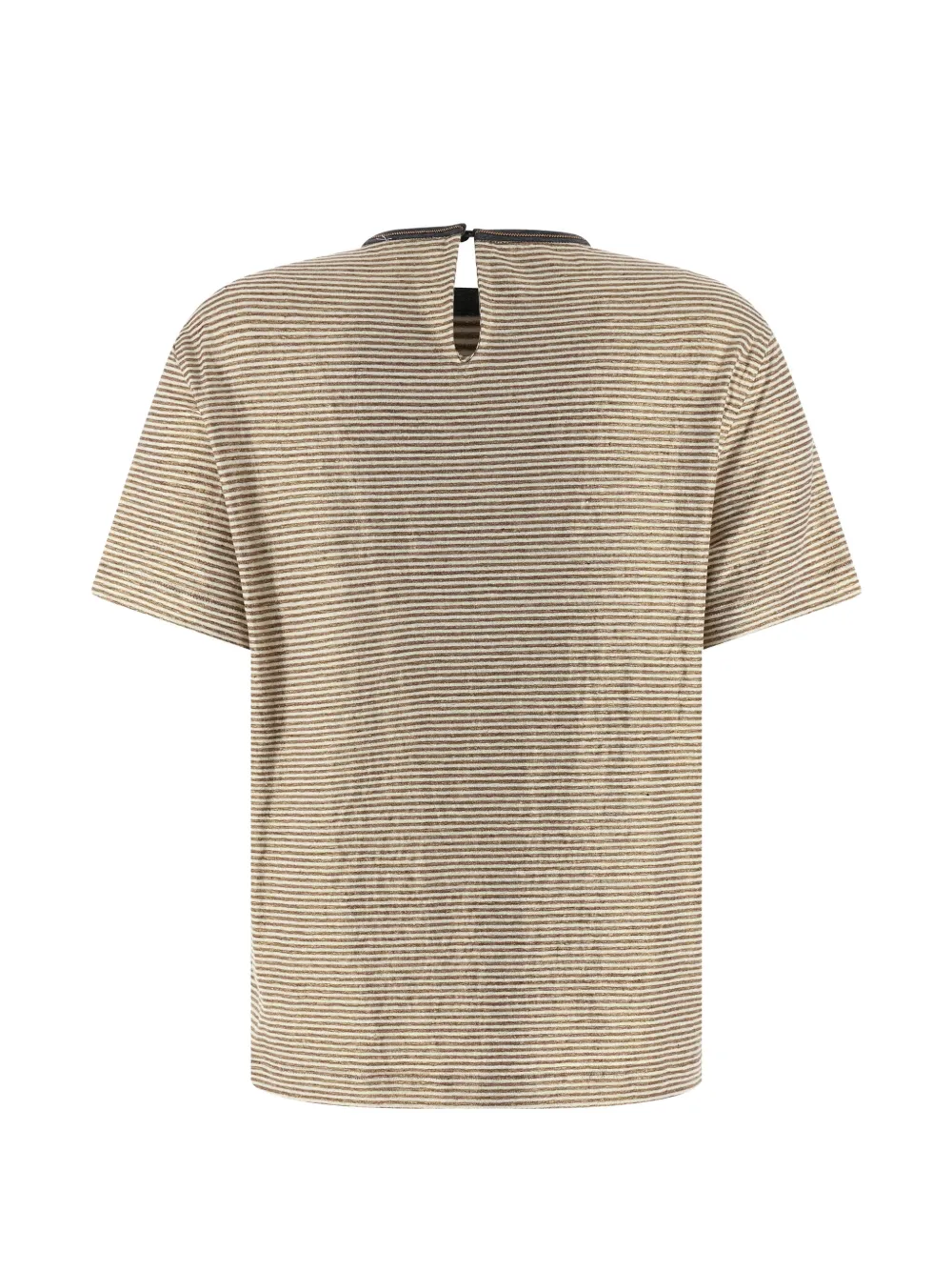  Brunello Cucinelli Striped T-shirt - Neutrals 