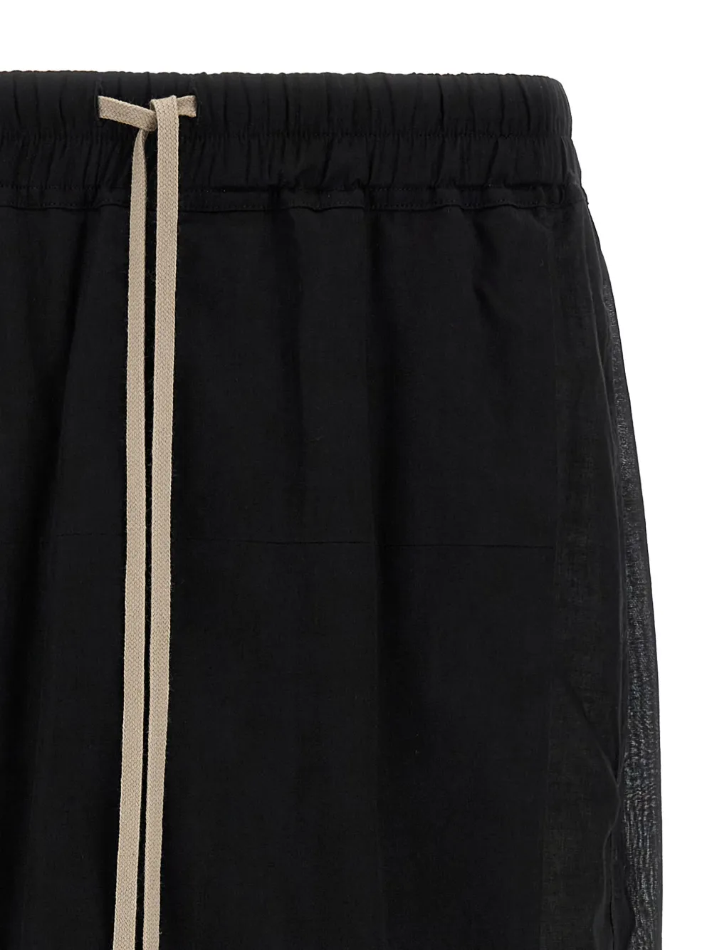 Rick Owens Shorts met trekkoordtaille Zwart