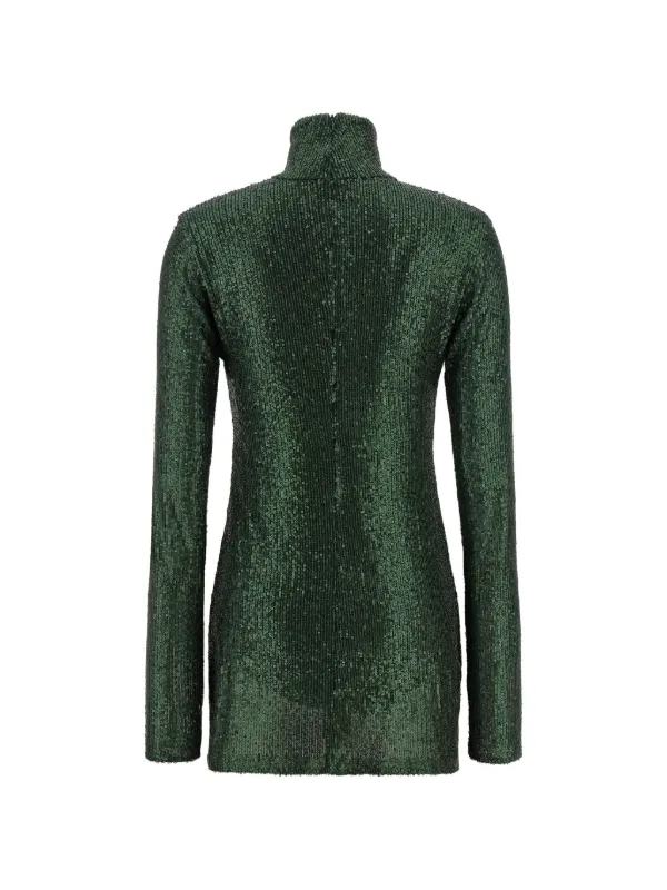 norma kamali sequin mini dress Norma Kamali Grace Sequined Mini Dress | Gold