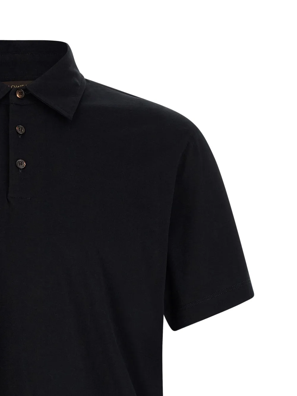 Zanone Poloshirt met knopen Blauw