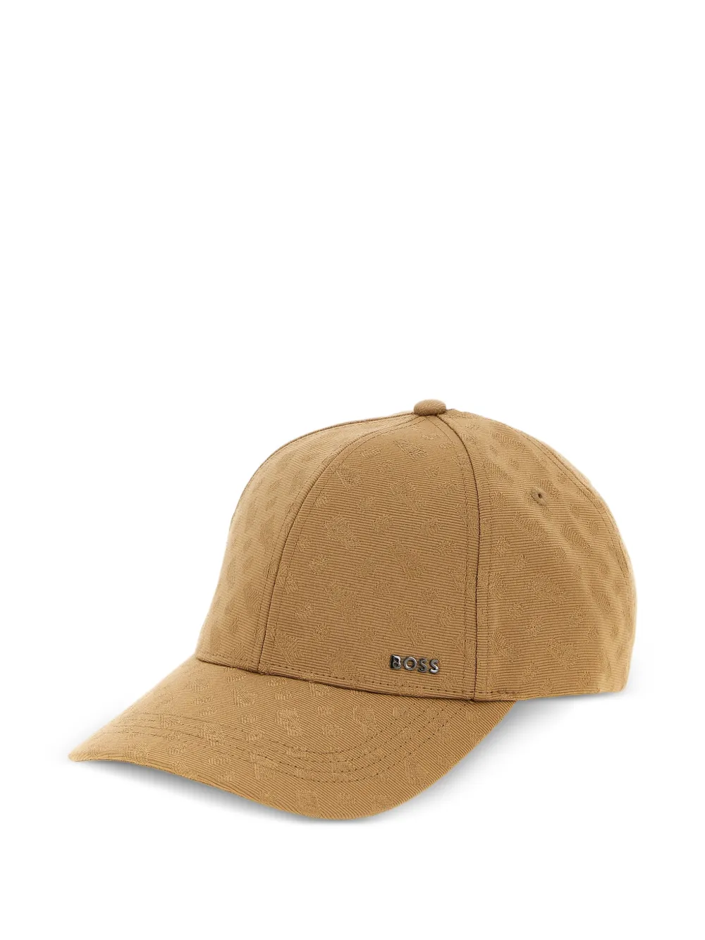 BOSS Hoed met monogram Bruin