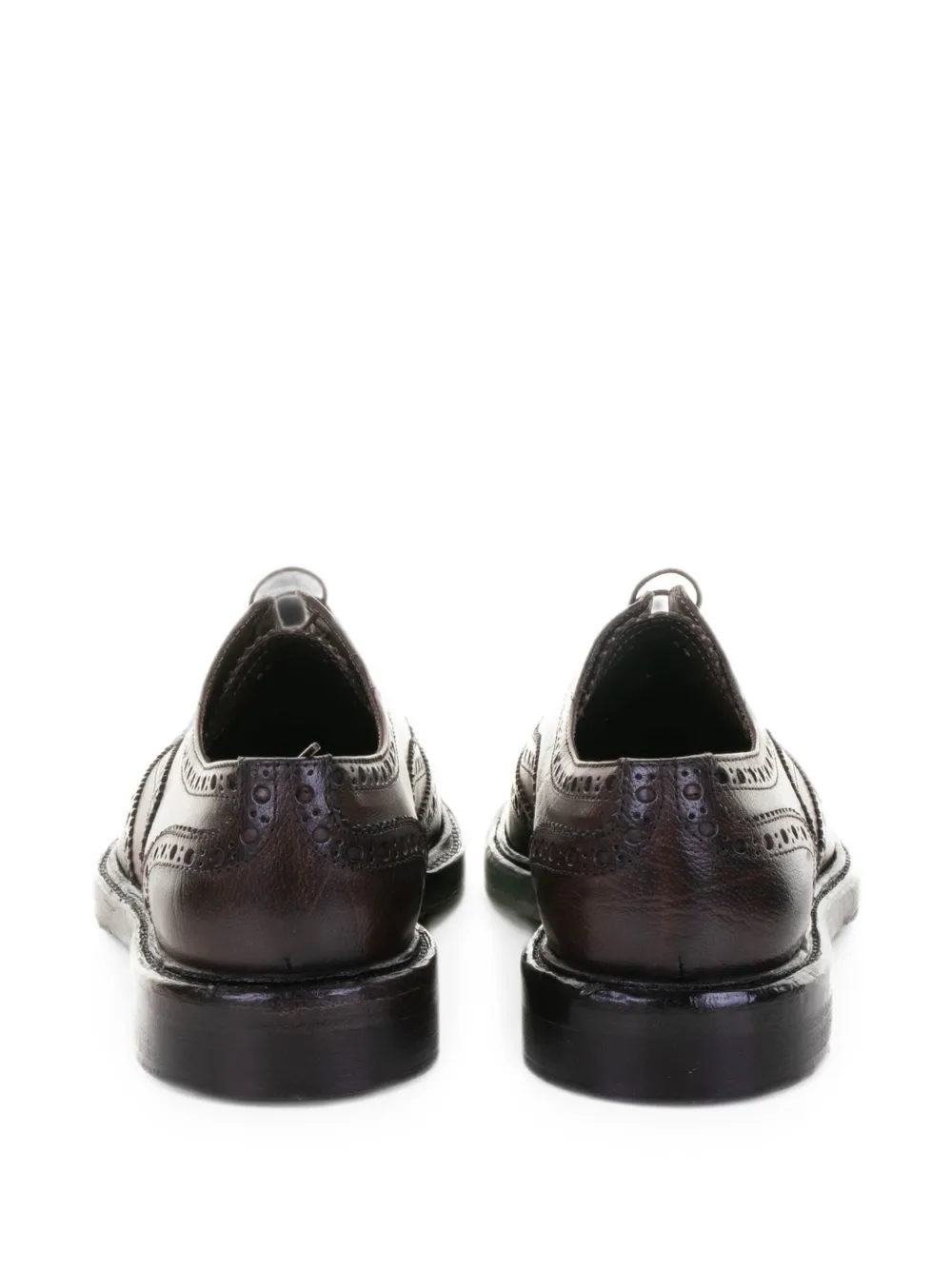 FRANCO FEDELE Oxford schoenen met brogue-detail Bruin
