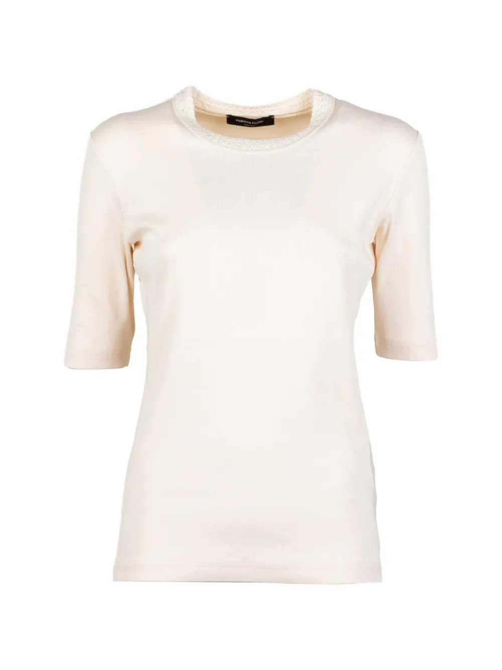 Fabiana Filippi crew-neck top - Toni neutri