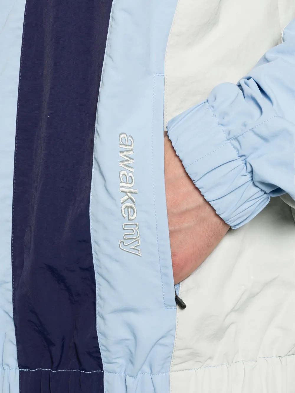 Awake NY Pusherman sweater met rits Blauw