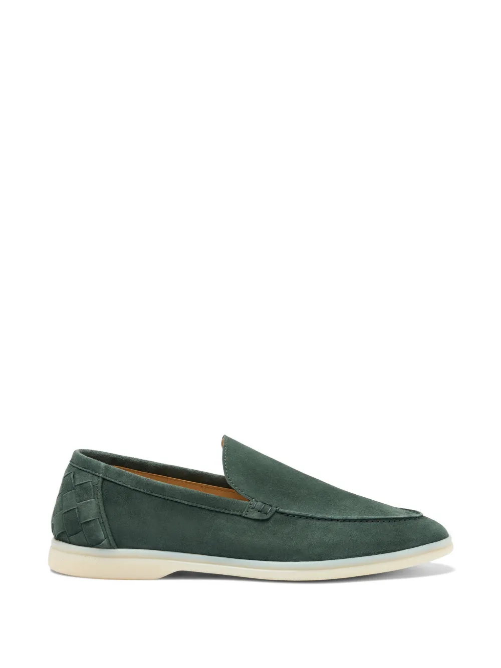 Scarosso Ludovico suede loafers - Verde