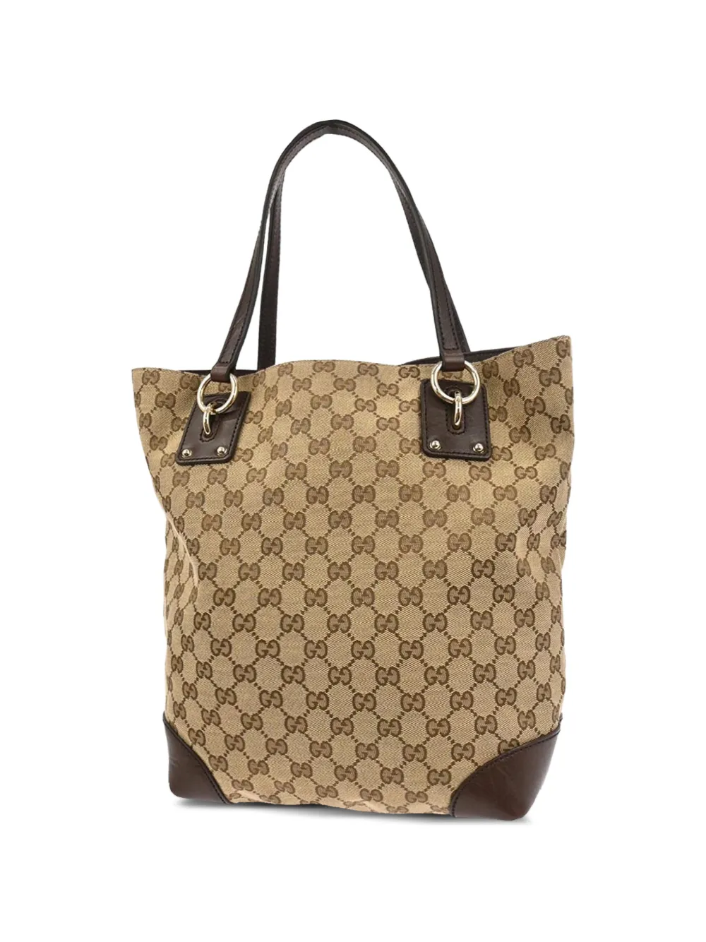  Gucci Pre-owned 1990-2000s Gg Canvas Tote Bag - Neutrals 
