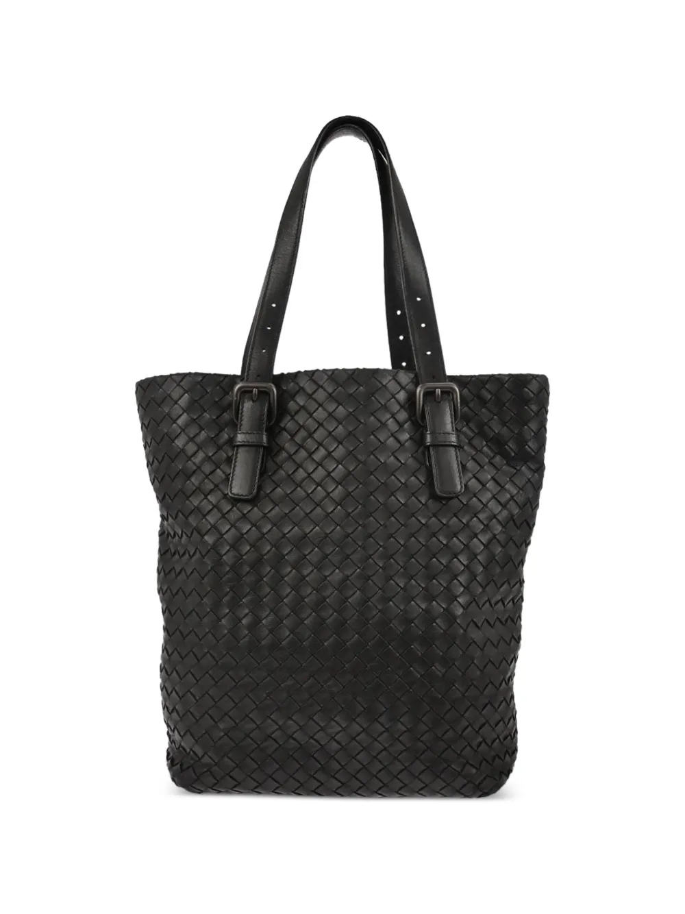 Bottega Veneta Pre-Owned Borsa tote con design Intrecciato 2011 - Nero