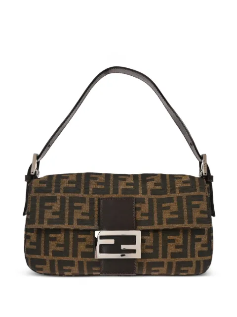 Fendi Pre-Owned sac à main Baguette Zucca en toile (2001)