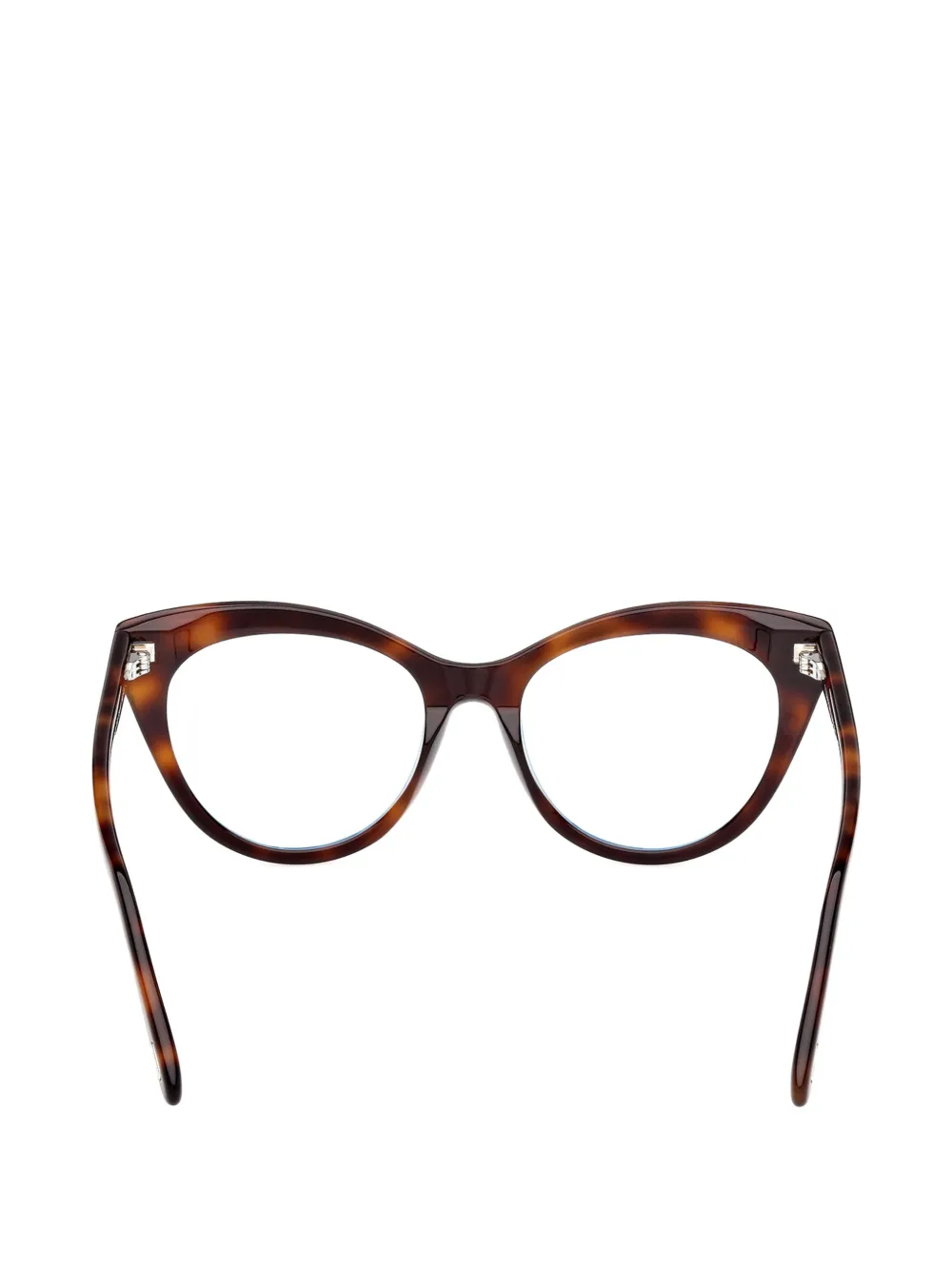TOM FORD Eyewear Bril met cat-eye browline montuur Bruin