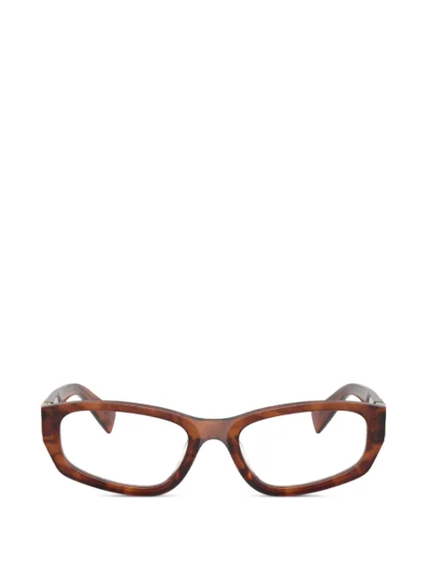 Miu Miu Eyewear logo-detail glasses