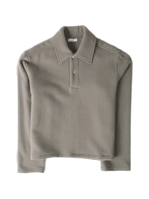 Rier fog fleece polo shirt