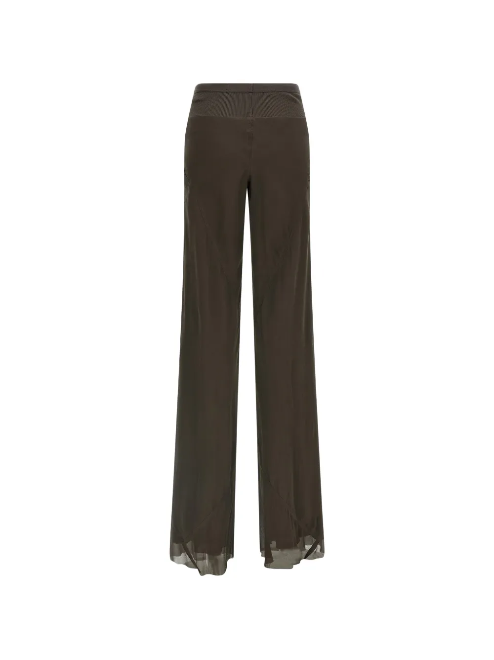 Rick Owens Bias zijden broek Bruin