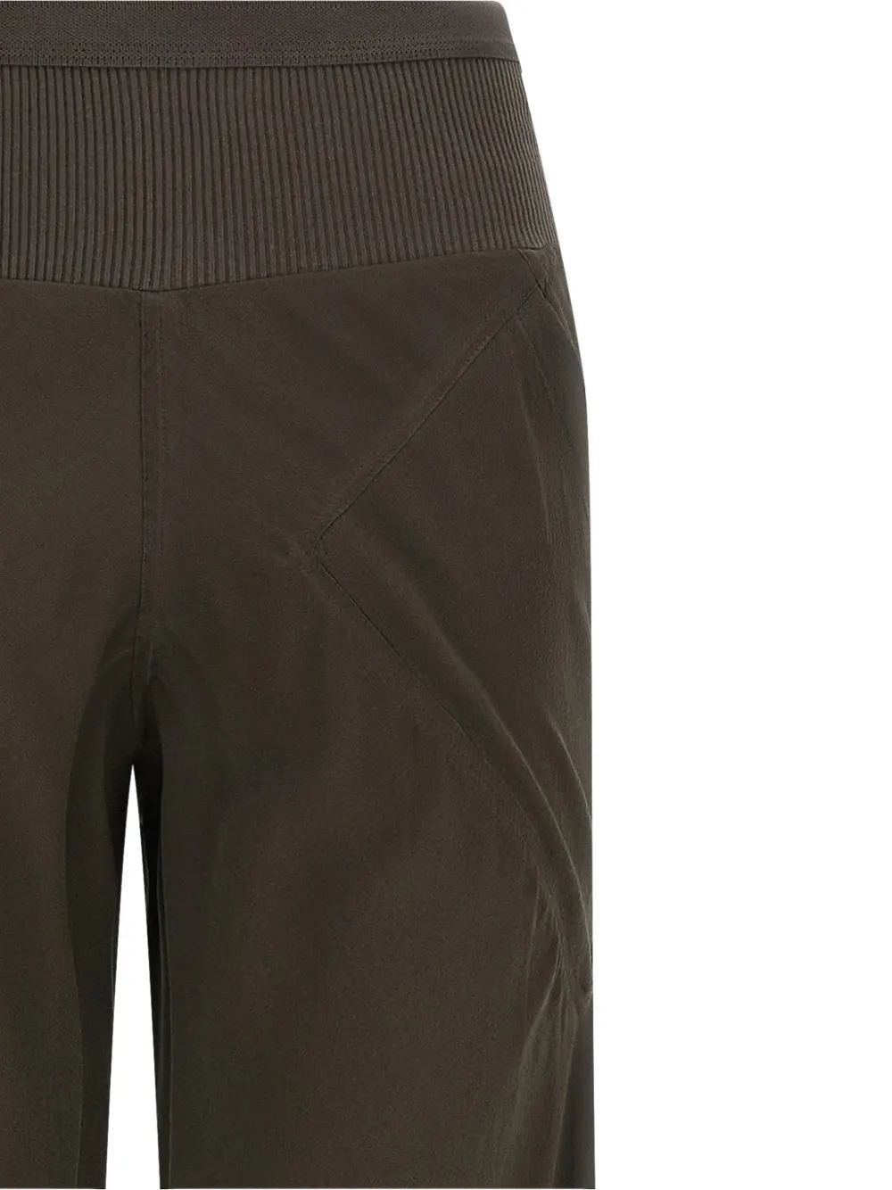 Rick Owens Bias zijden broek Bruin