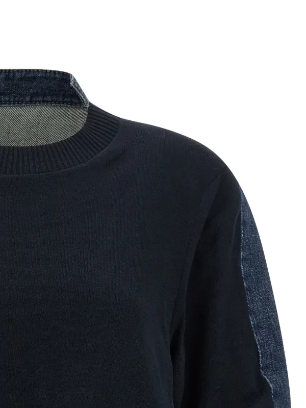 Sacai シャツスタイル トップ | ブルー | FARFETCH JP
