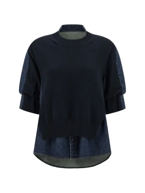 sacai shirt-style top