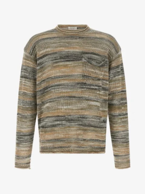 Roberto Collina striped crew-neck sweater