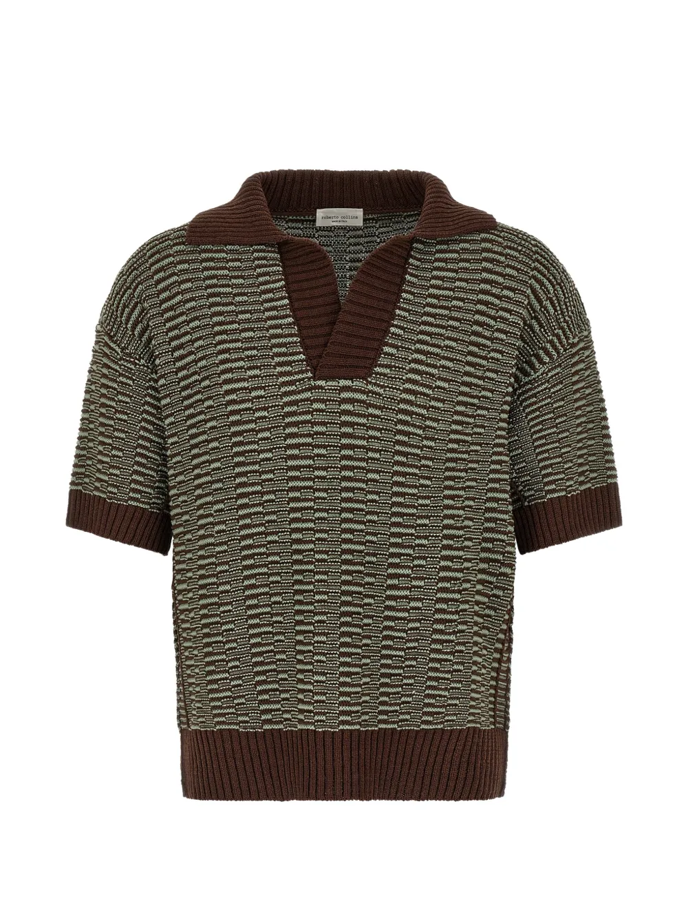 Roberto Collina Links polo shirt - Marrone