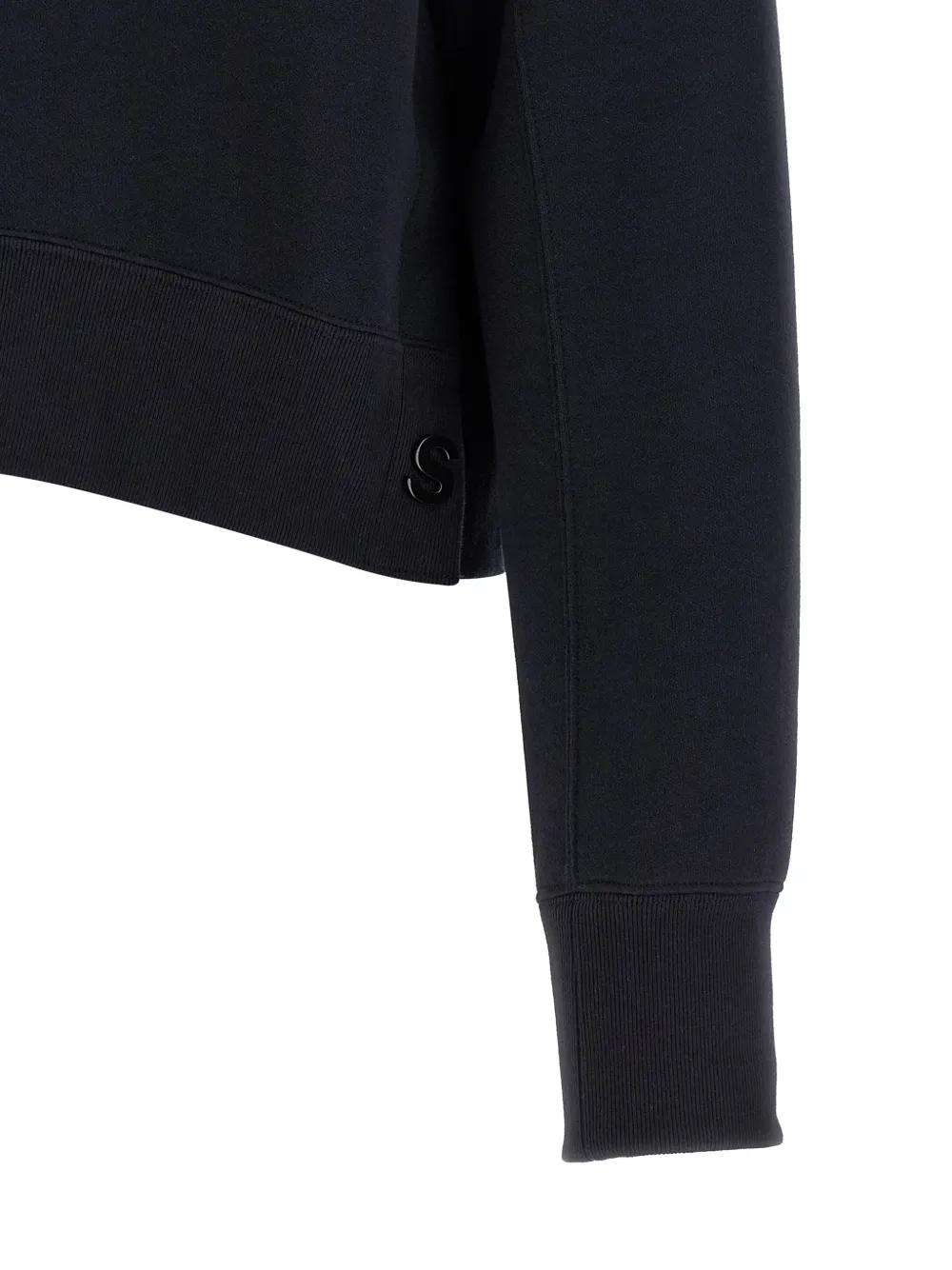 sacai Hoodie met opgestikte zak Blauw