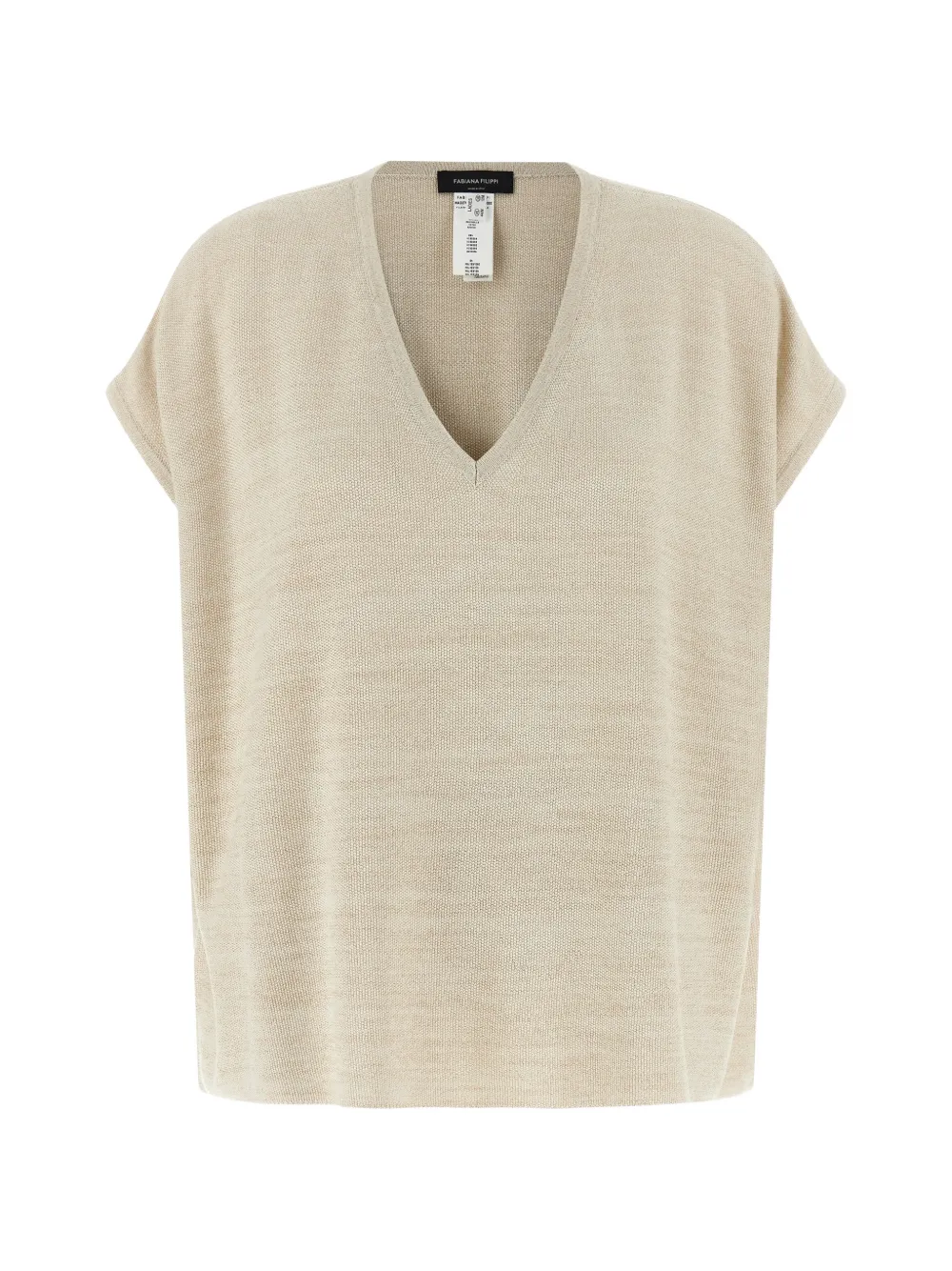Fabiana Filippi V-neck sweater - Nude