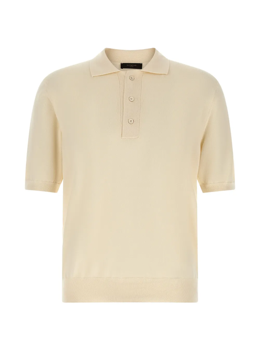 Zanone knit button polo shirt - Toni neutri