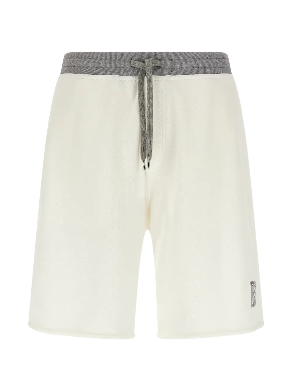 Brunello Cucinelli logo-print track shorts - Weiß