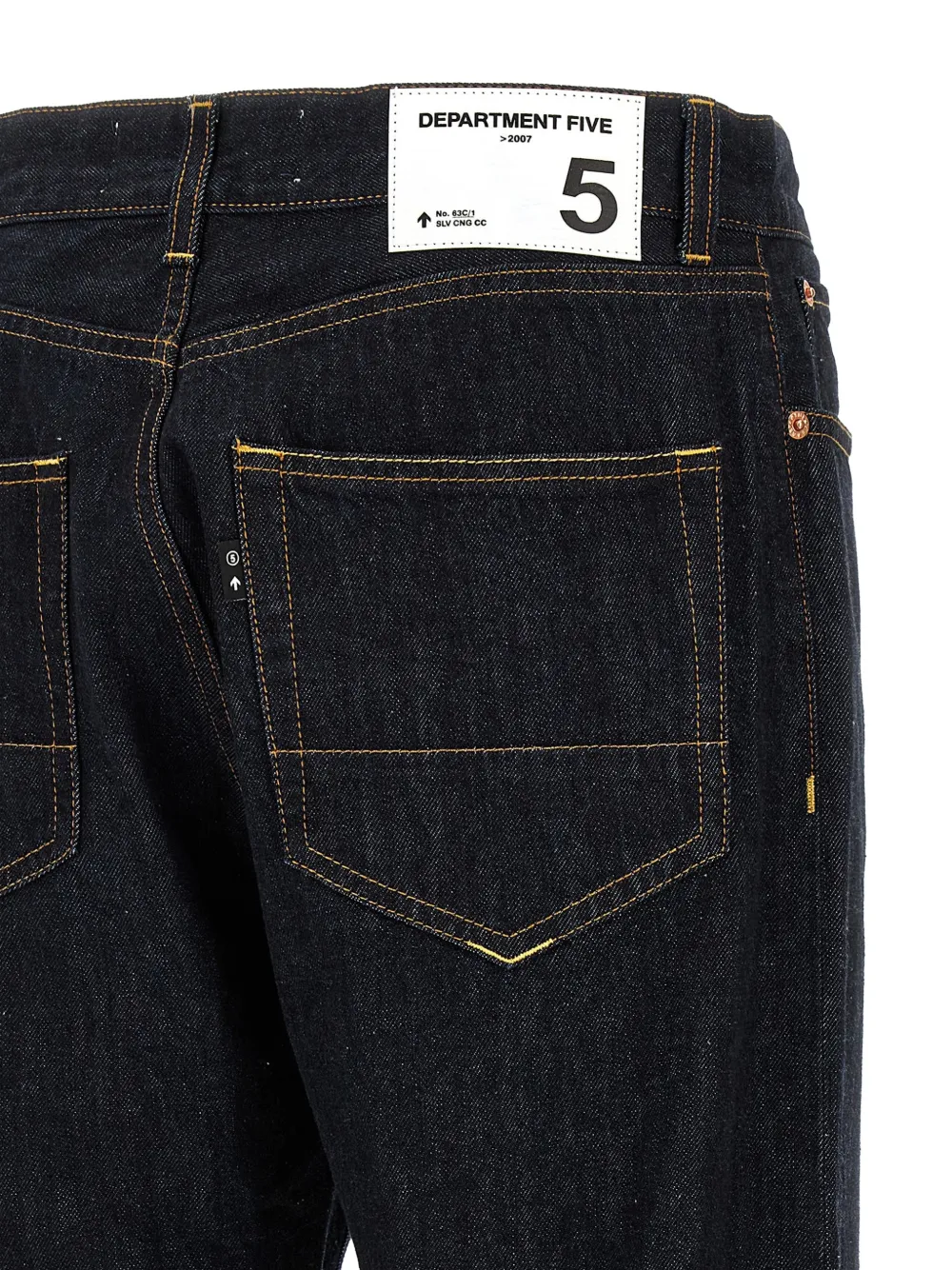 Department 5 Jeans met contrasterende stiksels Blauw