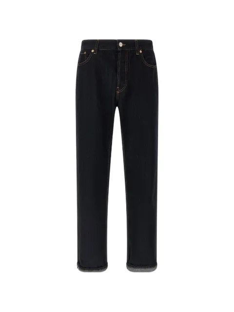 Department 5 contrast-stitching jeans