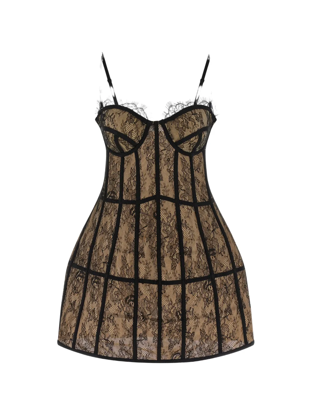 Giuseppe Di Morabito lace mini dress - Nero