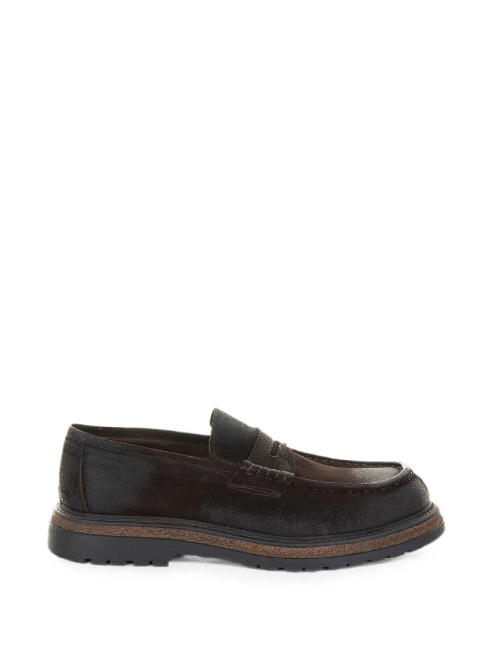 FRANCO FEDELE slip-on boat shoes - Braun
